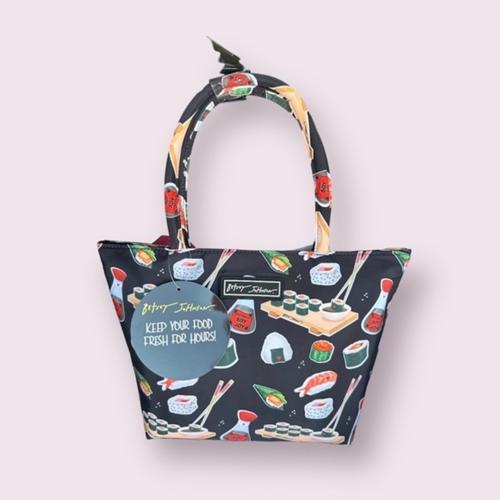 Betsey Johnson Satchel Lunch Tote, Sushi